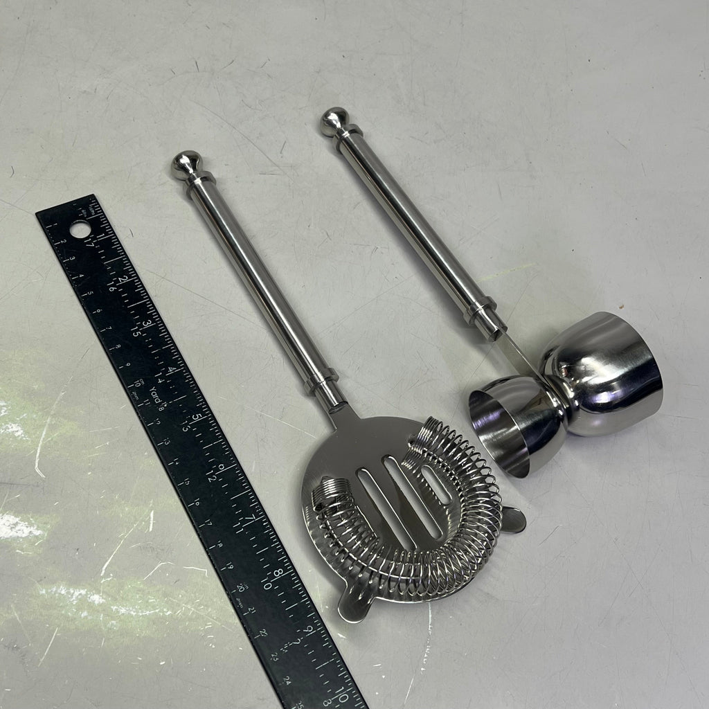 Stainless Steel & Mango Wood Bar Tools