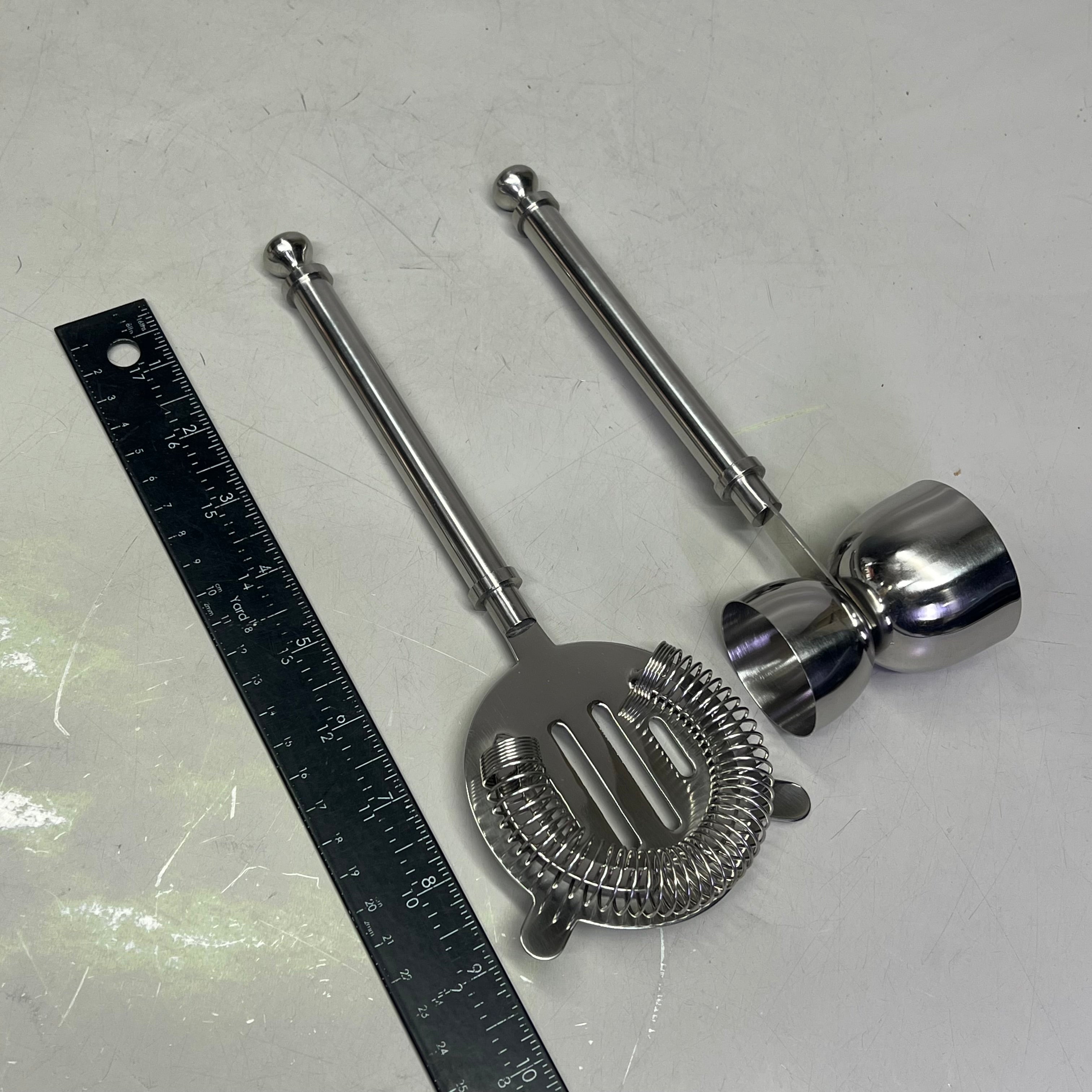 Stainless Steel & Mango Wood Bar Tools